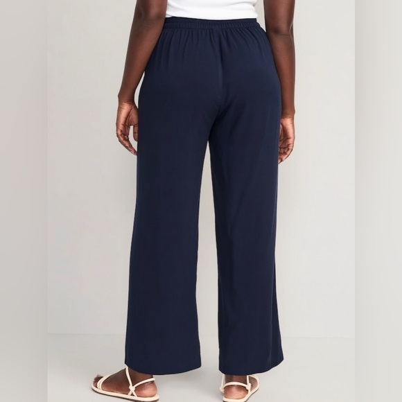 NWT! Navy High-Waisted Playa Soft-Spun Wide-Leg Pants - Multiple Sizes ♥️ - Picture 6 of 6